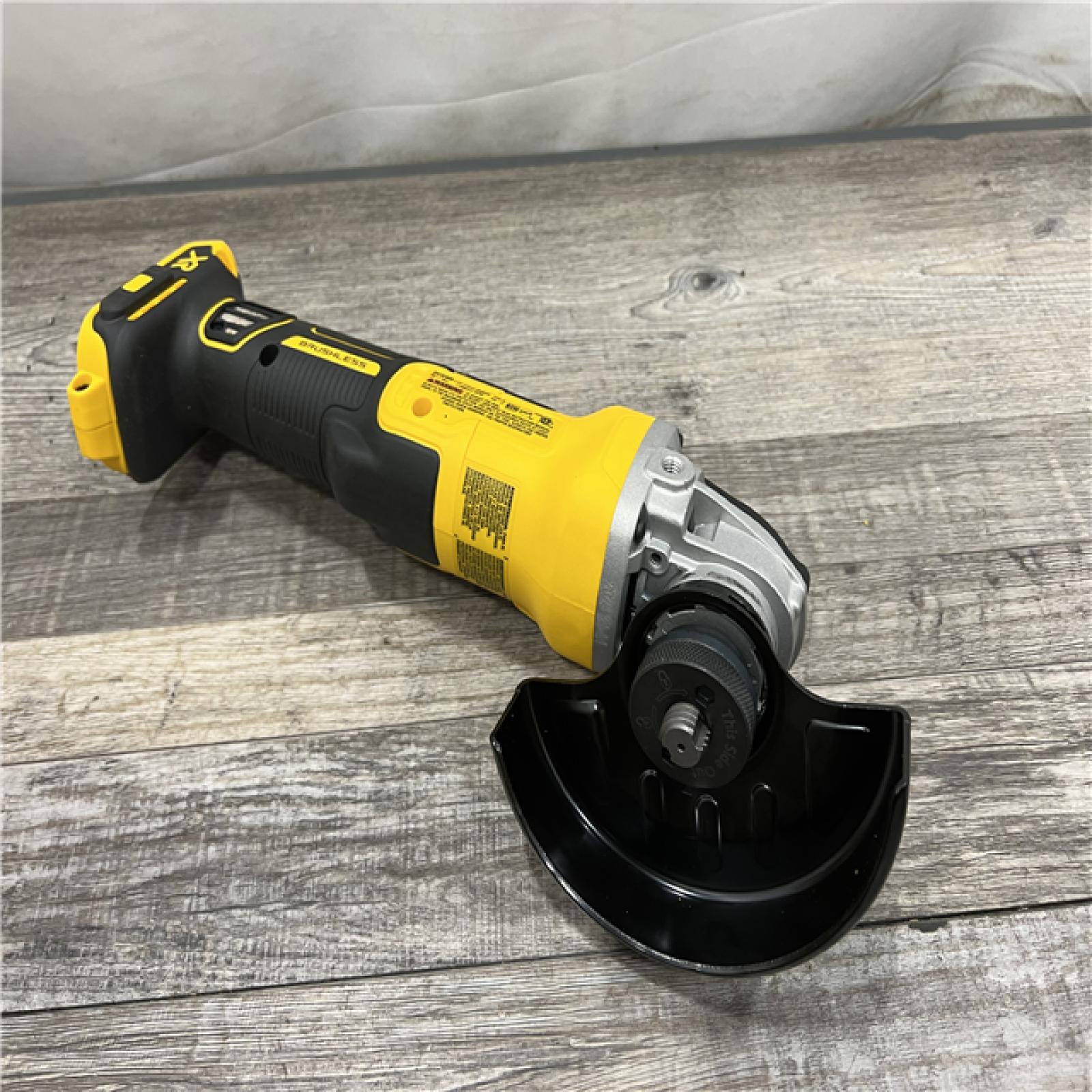 AS-IS DeWalt DCG405B 20V Max XR 4.5-Inch Slide Switch Small Angle Grinder (Tool Only)