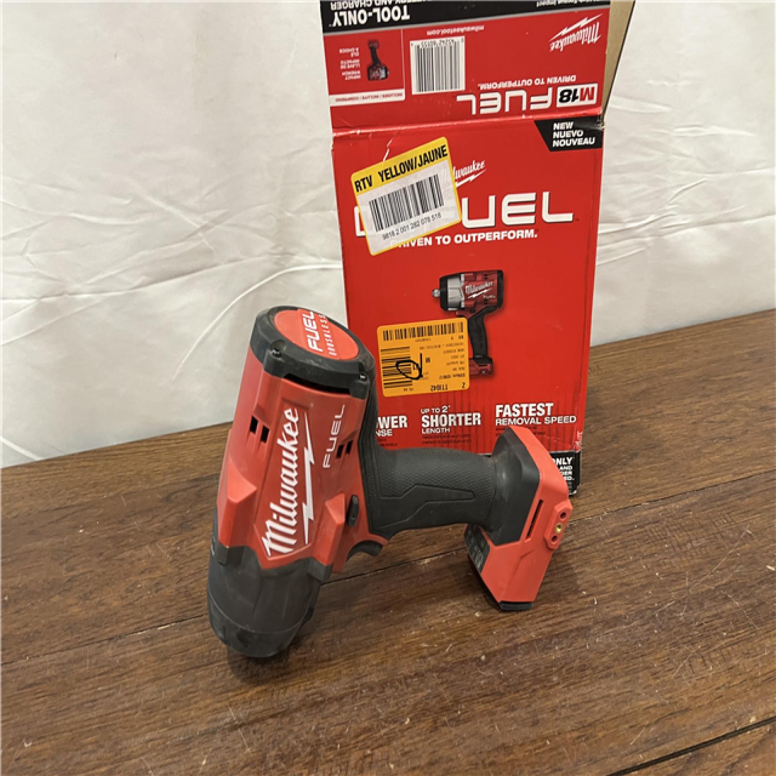 AS-IS Milwaukee M18 FUEL 18V Lithium-Ion Brushless Cordless 1/2 in. Impact Wrench with Friction Ring (Tool-Only)