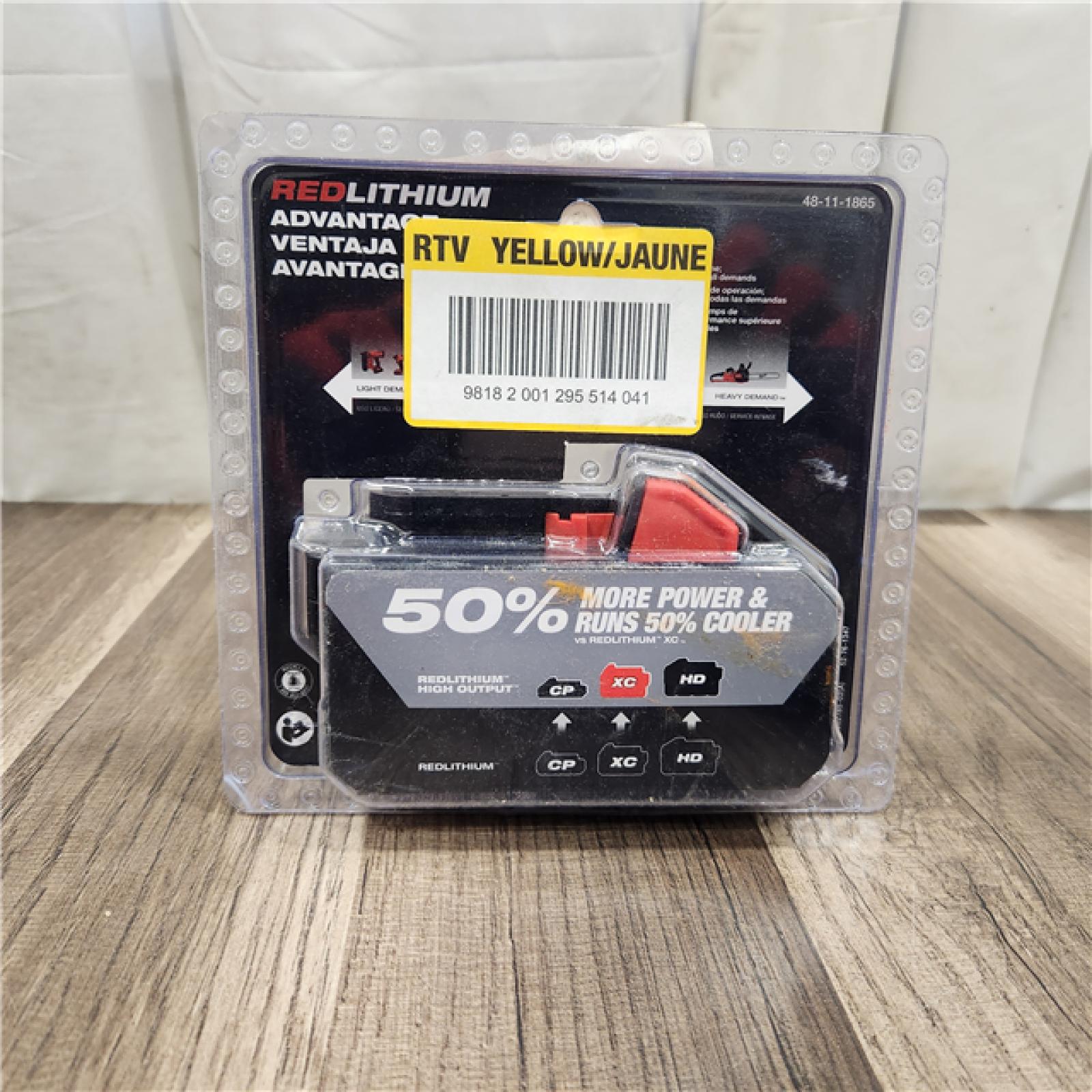 NEW Milwaukee M18 18-Volt Lithium-Ion High Output Battery Pack 6.0Ah