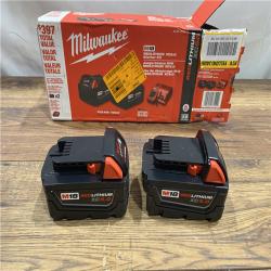 AS IS M18 18-Volt Lithium-Ion XC Starter Kit with Two 5.0Ah Batteries and Charger