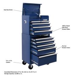 Houston Location - AS-IS (2Qty) Husky 27in. 10-Drawer Tool  Chest