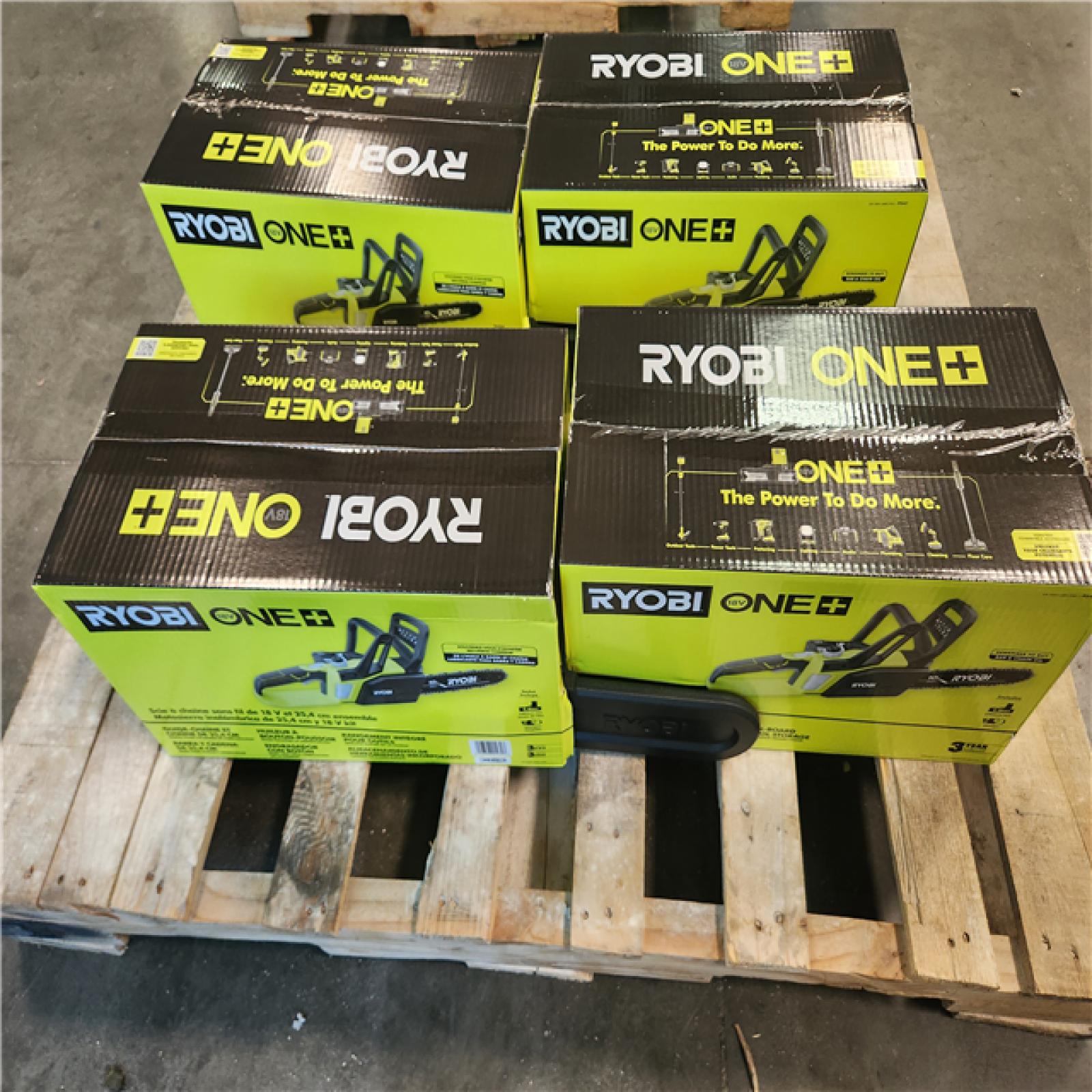 California BRAND NEW 4 Ryobi 10 18V Cordless Chainsaw Kit