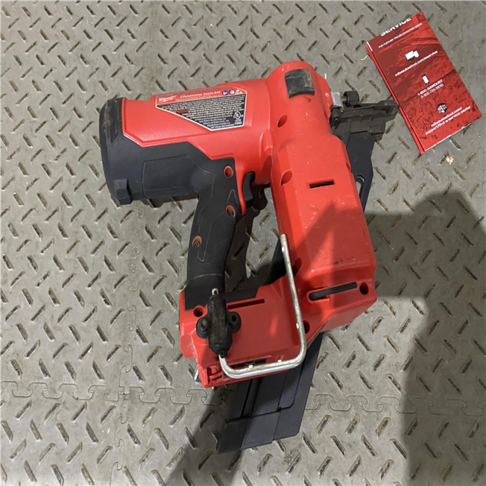 Houston location AS-IS MILWAUKEE M18 FUEL 3-1/2 in. 18-Volt 30-Degree Lithium-Ion Brushless Cordless Framing Nailer (Tool-Only)