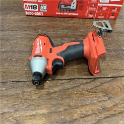 AS-ISMilwaukee M18 Compact Brushless 1/4  Hex Impact Driver Kit