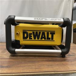 AS-IS DeWalt 2100 PSI 13 Amp Cold Water Electric Pressure Washer with Internal Equipment Storage