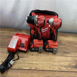 AS-IS Milwaukee M18 18V Lithium-Ion Brushless Cordless Compact Drill/Impact Combo Kit (2-Tool)