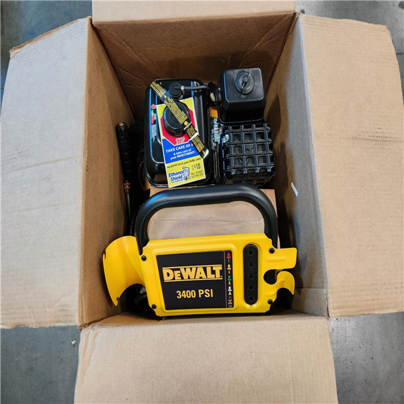 California AS-IS DEWALT 3400 PSI 2.5 GPM Gas Cold Water Pressure Washer