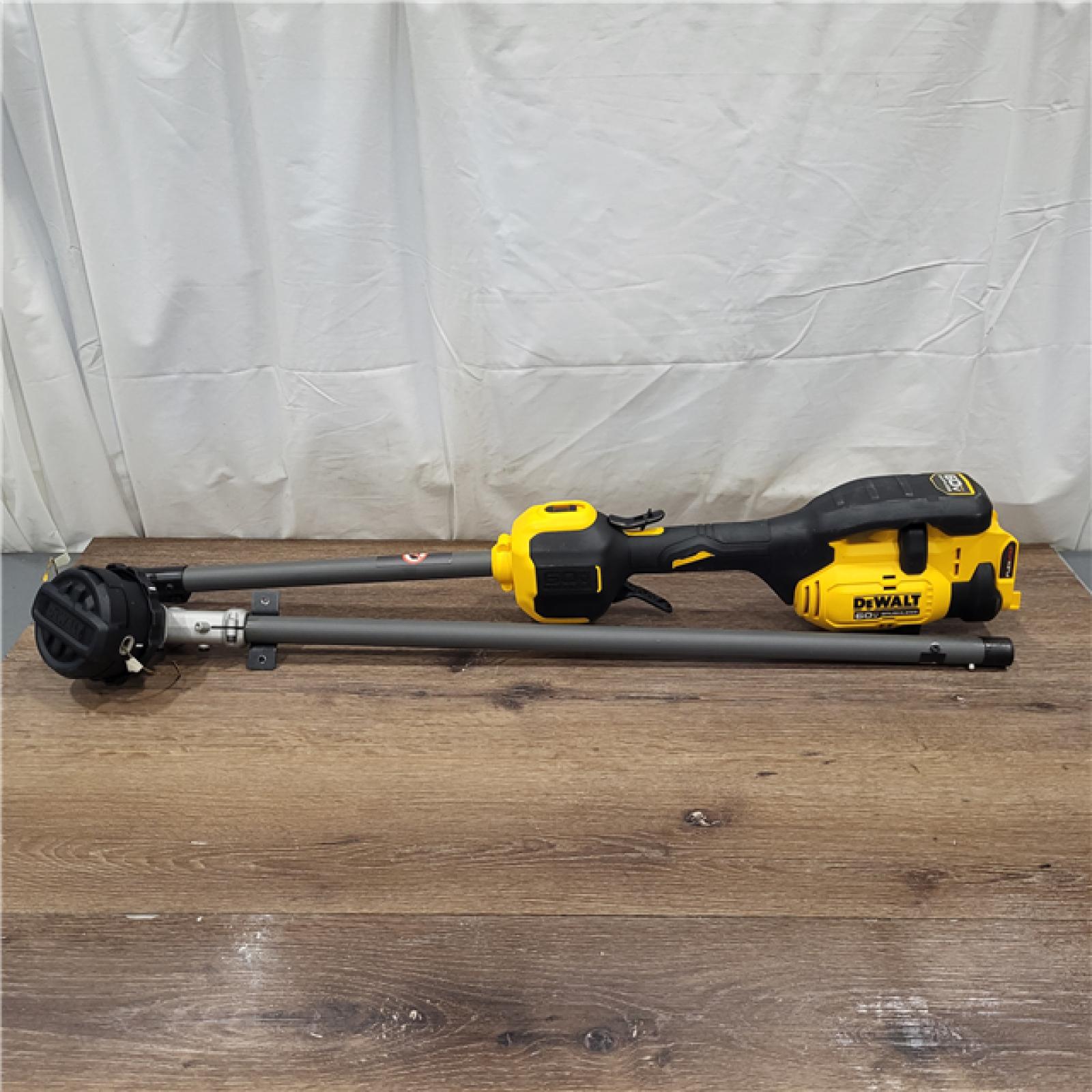 AS-IS DeWalt FLEXVOLT 60V MAX Brushless Cordless 17-Inch Attachment Capable String Trimmer (Tool Only)