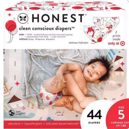 DALLAS LOCATION - The Honest Company Clean Conscious Disposable Diapers #5 - PALLET -(80 UNITS)