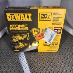 HOUSTON LOCATION - AS-IS (APPEARS LIKE NEW) DEWALT 20V MAX* XR 4-Tool Combo Kit