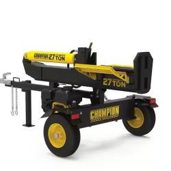 DALLAS LOCATION - Champion Power Equipment 27 Ton 224 cc Gas Powered Hydraulic Wood Log Splitter w/Vertical/Horizontal Operation and Auto Return-with Hydraulic Oil