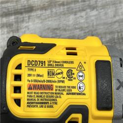 AS-IS DEWALT 20V MAX XR Cordless Brushless Drill/Impact 2 Tool Combo Kit with (2) 20V 2.0Ah Batteries and Charger