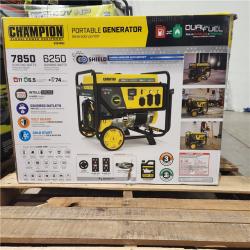 Dallas Location - As-Is Champion 6250-Watt Dual Fuel Portable Generator