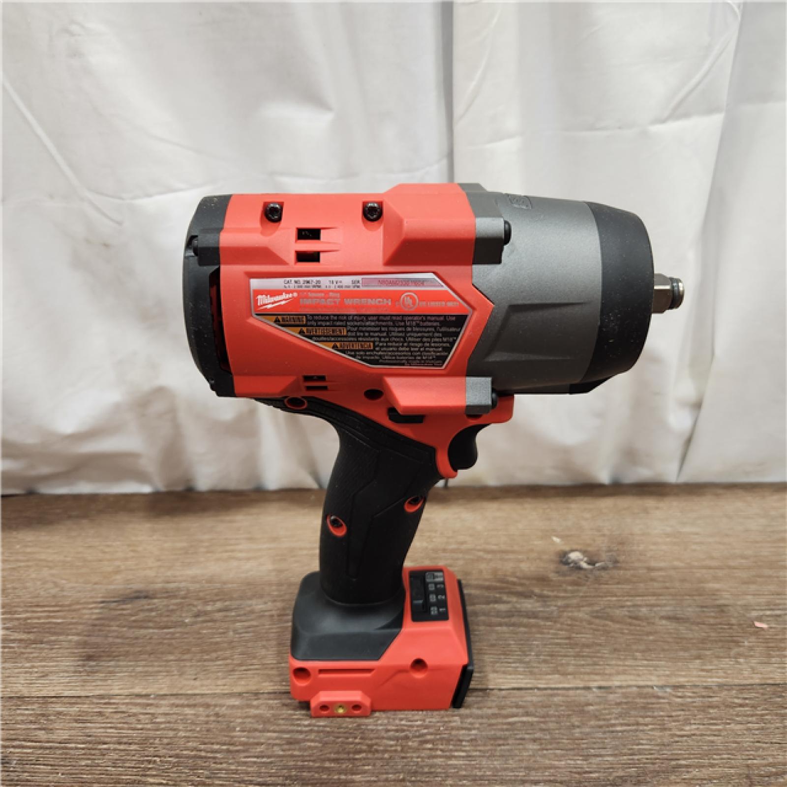 AS-IS Milwaukee M18 FUEL 18V Lithium-Ion Brushless Cordless 1/2 in. Impact Wrench with Friction Ring (Tool-Only)