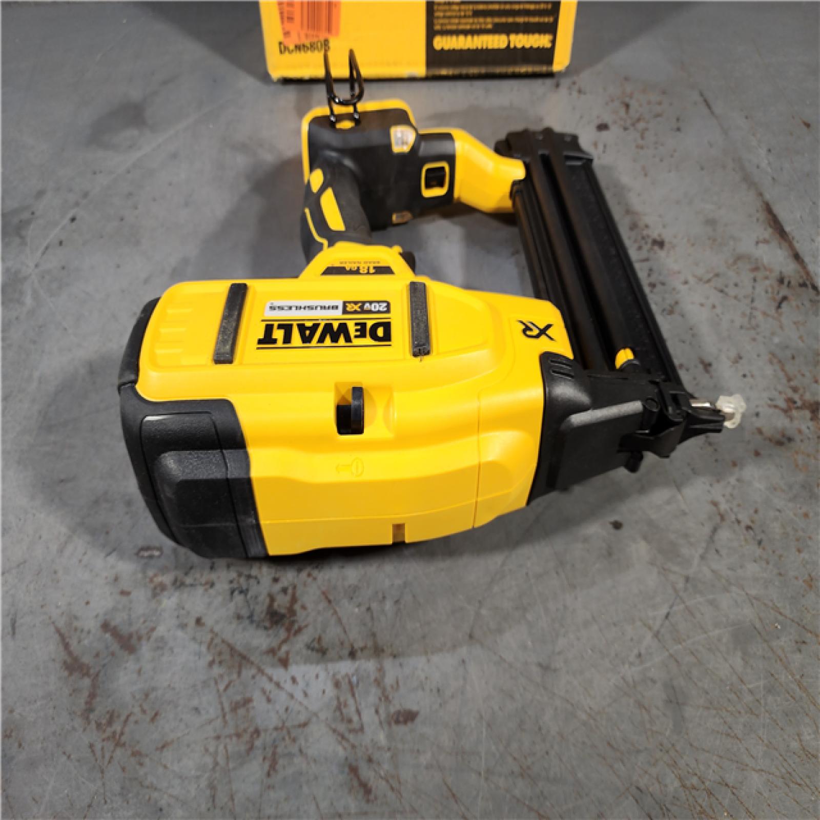 HOUSTON LOCATION - AS-IS DeWalt 20V MAX XR Lithium-Ion Electric Cordless 18-Gauge Brad Nailer (Tool Only)