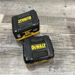 AS-IS DEWALT 20V MAX Lithium-Ion 6.0Ah and 4.0Ah Battery and Charger Starter Kit