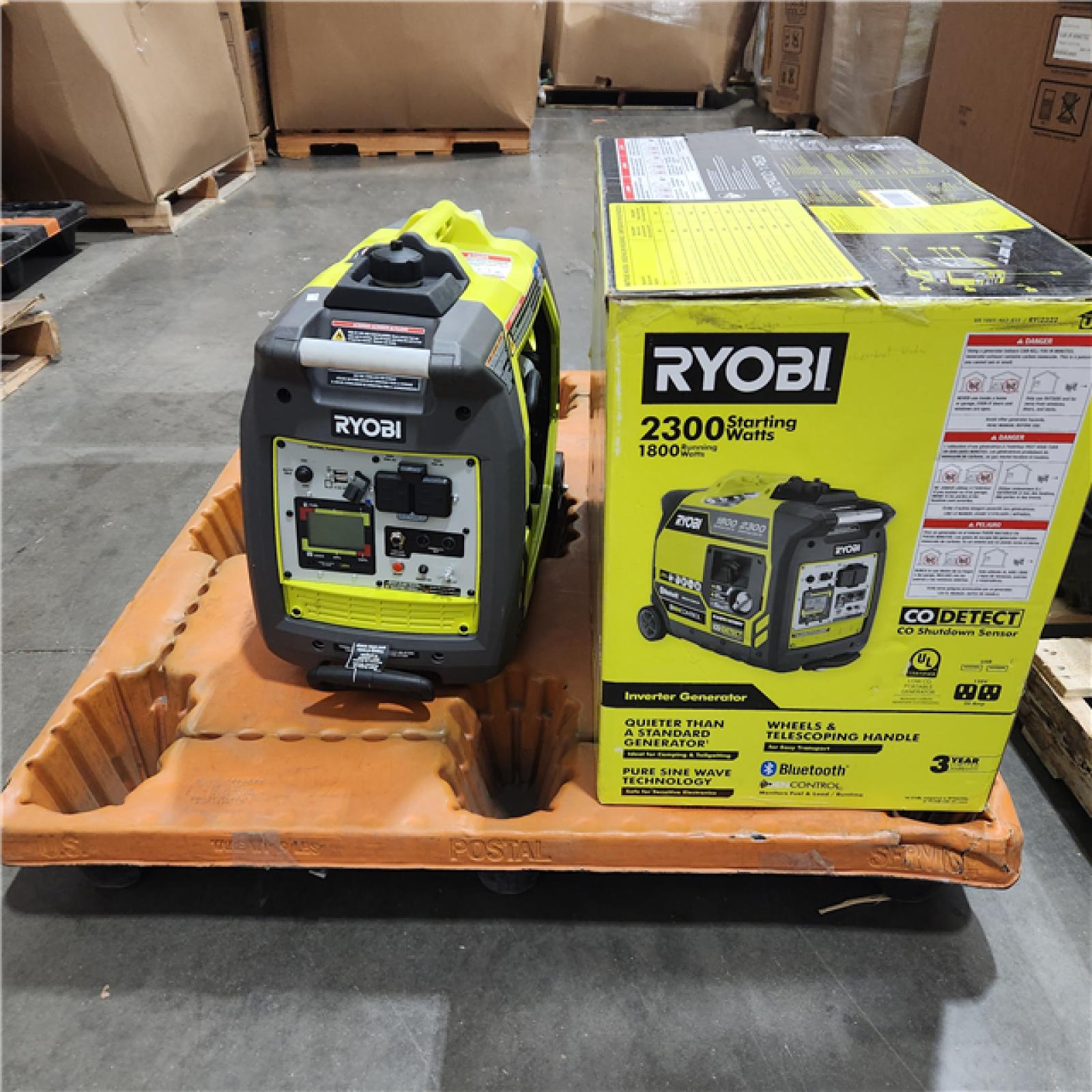 Dallas Location - As-Is Ryobi 2300 Watt Inverter Generator(Lot Of 2)