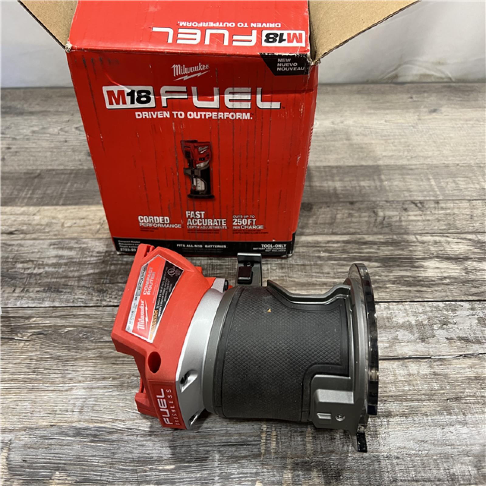 AS-IS Milwaukee M18 FUEL Compact Router Bare