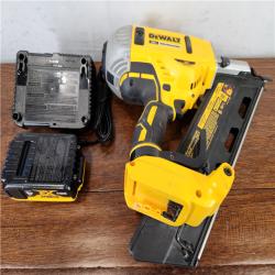 AS-IS DeWalt 20V MAX Cordless Brushless 2-Speed 30° Paper Collated Framing Nailer Kit