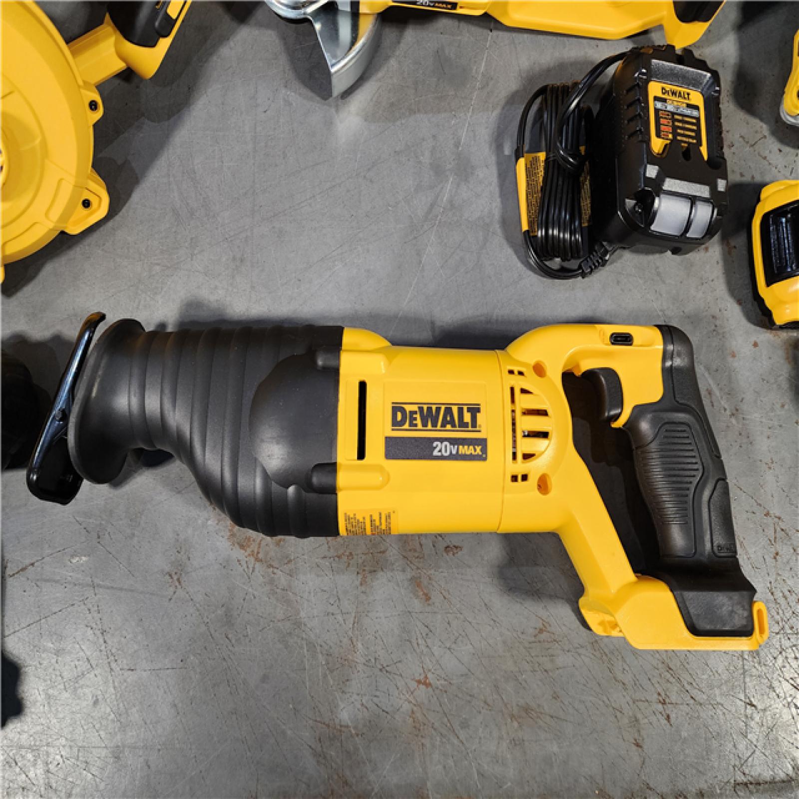 HOUSTON LOCATION - AS-IS (APPEARS LIKE NEW) DEWALT 20V MAX Lithium-Ion Brushed Cordless (10-Tool) Combo Kit