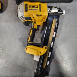 HOUSTON LOCATION - AS-IS DeWalt 20V MAX Collated Cordless Framing Nailer Tool Kit with Rafter Hook