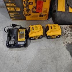 HOUSTON LOCATION - AS-IS (APPEARS LIKE NEW) DEWALT 20V MAX XR Hammer Drill and ATOMIC Impact Driver 2 Tool Cordless Combo Kit with (2) 4.0Ah Batteries, Charger, and Bag