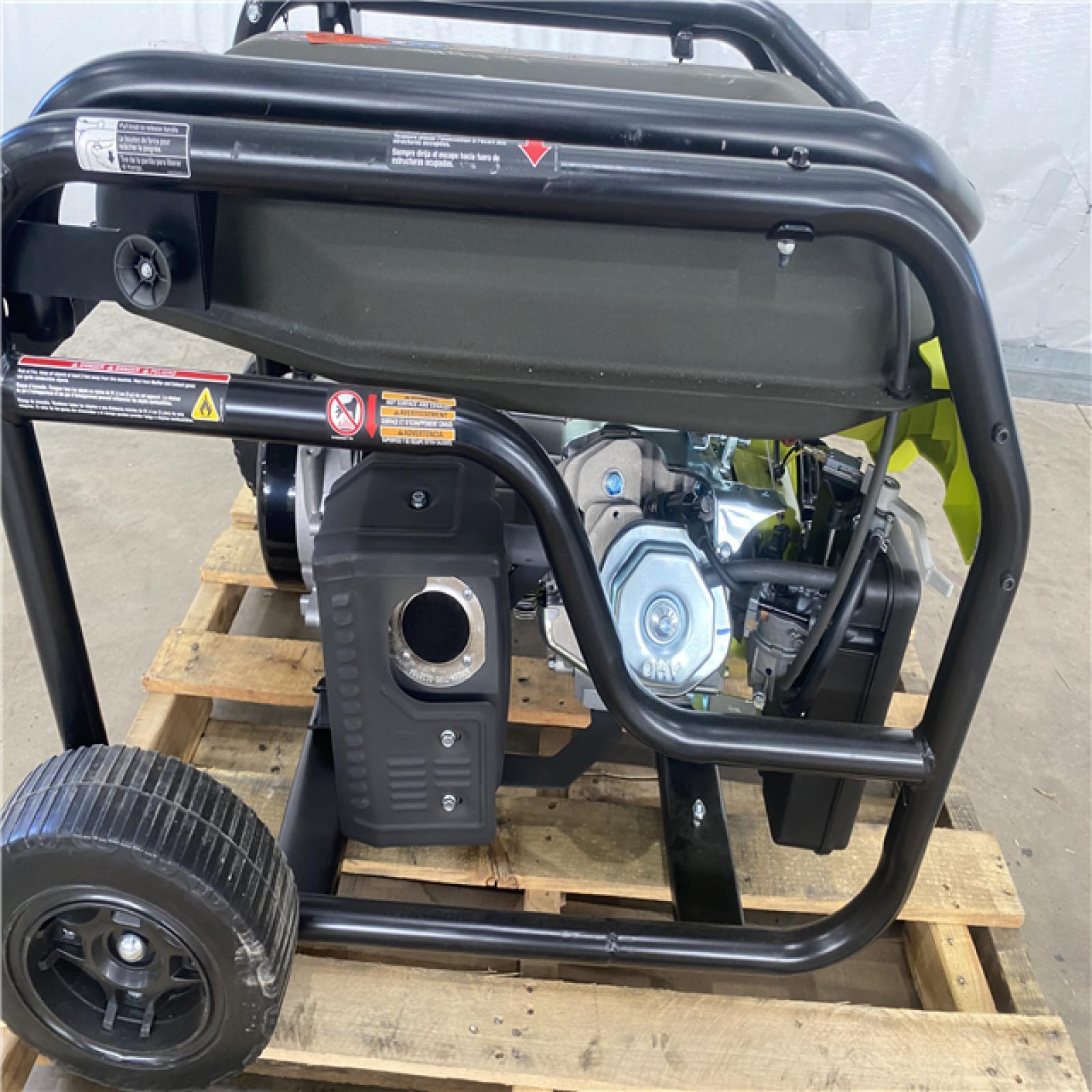 Houston Location - AS-IS Ryobi Easy Start 6,500 Running Watts 8,125 Starting Watts Generator