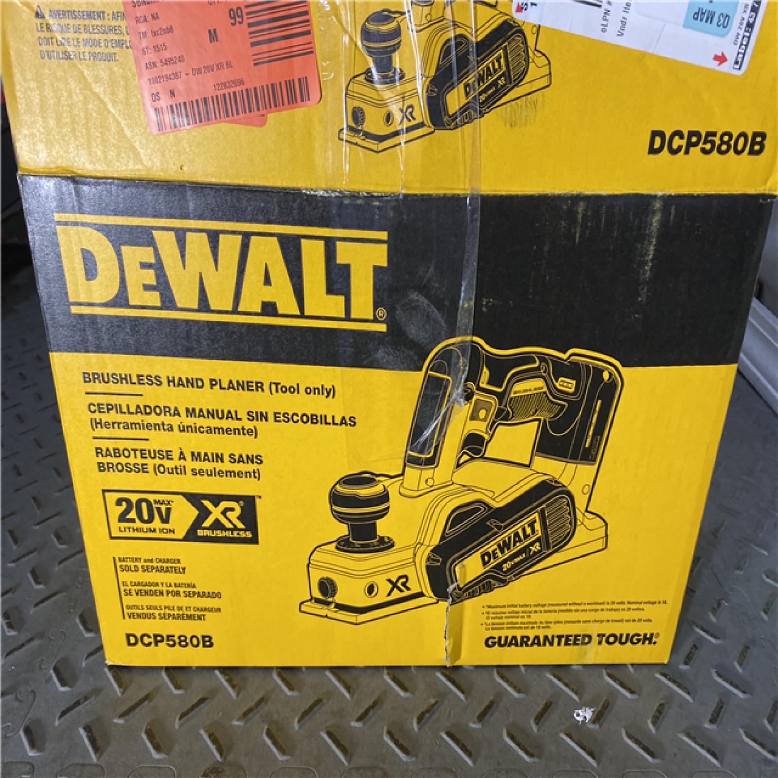 Houston location AS-IS DEWALT DCP580B 20V MAX Lithium Ion Brushless Planer