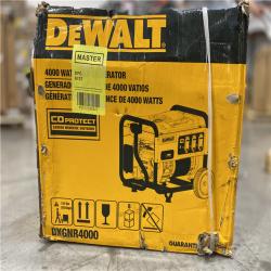 DALLAS LOCATION - DEWALT 4500 / 4000- Watt Gas Powered Portable Generator with Idle Control, Covered Outlets and CO Protect