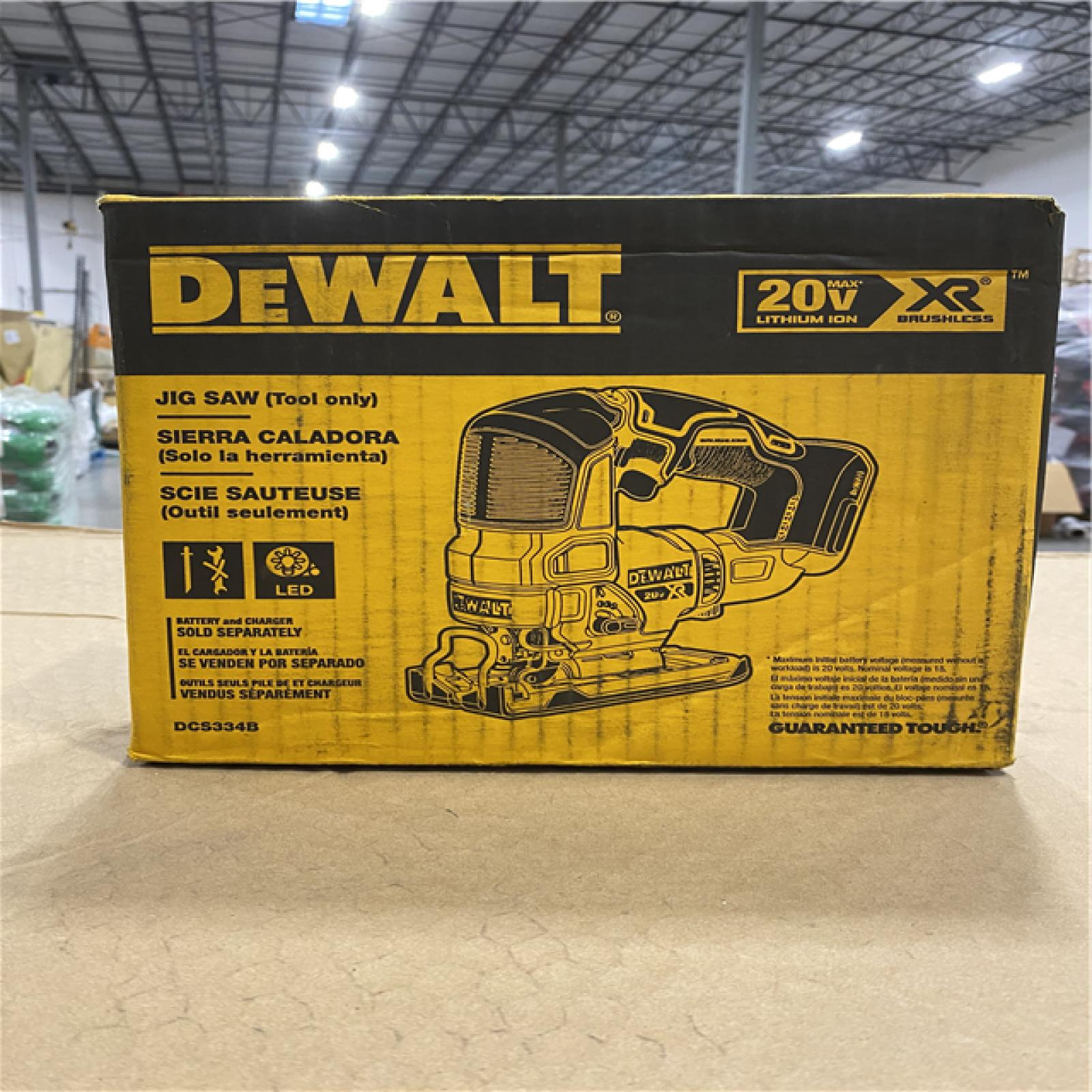 NEW! - DEWALT 20V MAX XR Lithium-Ion Cordless Brushless Jig Saw (Tool Only)