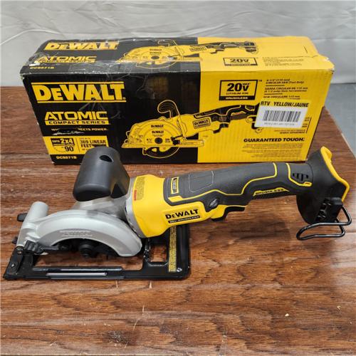 AS-IS DEWALT ATOMIC 20V MAX Cordless Brushless 4-1/2 in. Circular Saw (Tool Only)