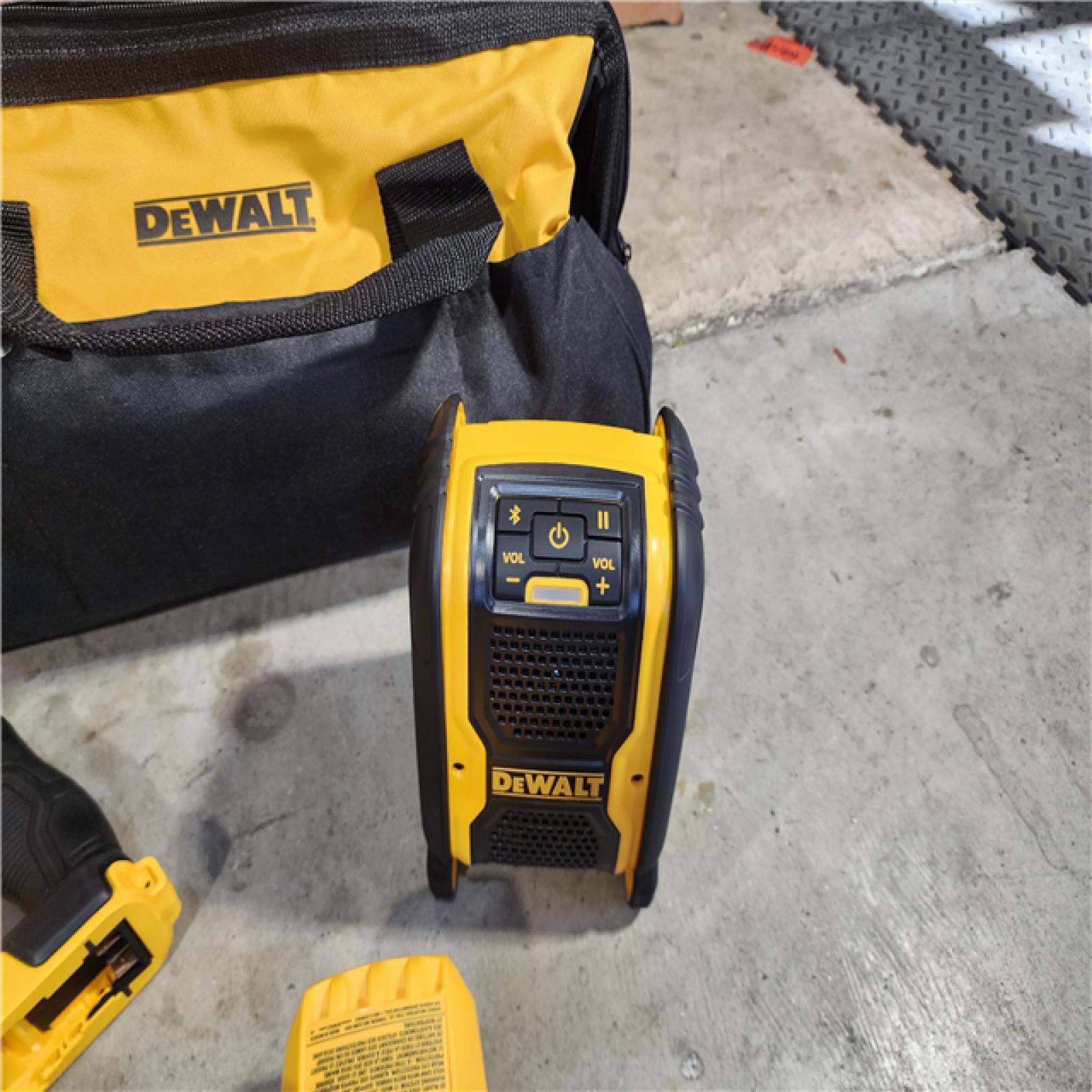 HOUSTON LOCATION - AS-IS (APPEARS LIKE NEW) Dewalt 20V MAX 9-Tool Power-Tool Combo Kit W/ Soft Case Including 2 Batteries & Charger