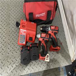 Houston location AS-IS Milwaukee Electric Tools 2691-22 MILWAUKEE M18 COMBO KITS LIKE NEW