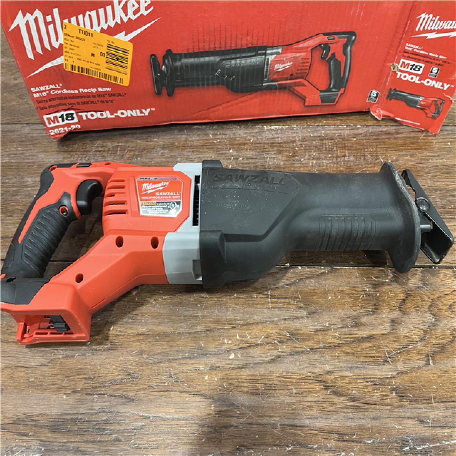 AS-ISMilwaukee  M18 SAWZALL Lithium-Ion Cordless Reciprocating Saw (Tool Only)