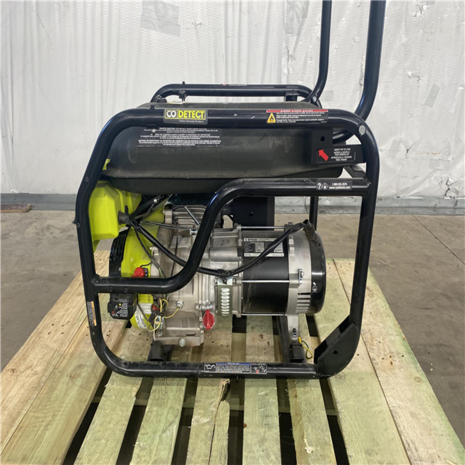 Houston Location - AS-IS Ryobi Easy Start 6,500 Running Watts 8,125 Starting Watts Generator