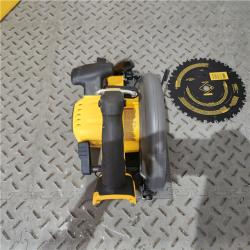 Houston location AS-IS DEWALT FLEXVOLT 60V MAX Cordless Brushless 7-1/4 in. Circular Saw with Brake (Tool Only)