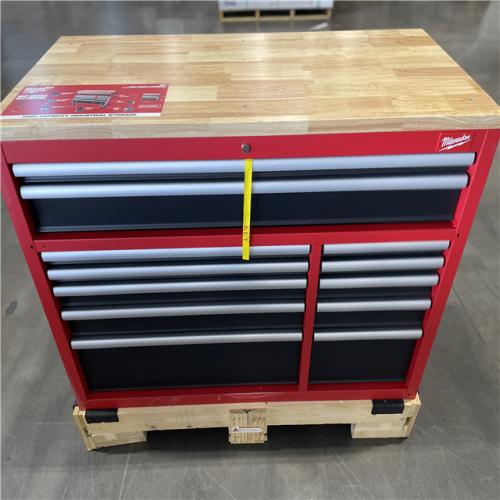 DALLAS LOCATION - Milwaukee Tool Storage 52 in. W Heavy Duty Red Mobile Workbench Cabinet