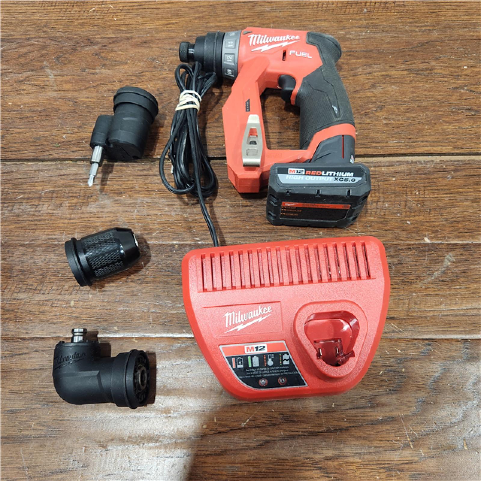 AS-IS Milwaukee 2505-20 M12 12V Fuel 4-in-1 Installation Drill/Driver Cordless Lithium-Ion