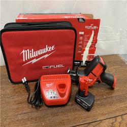 AS-ISMILWAUKEE M12 Fuel Kit De Sierra Sable Reciproca Hackzall Con 1 BaterÃ­a Milwaukee