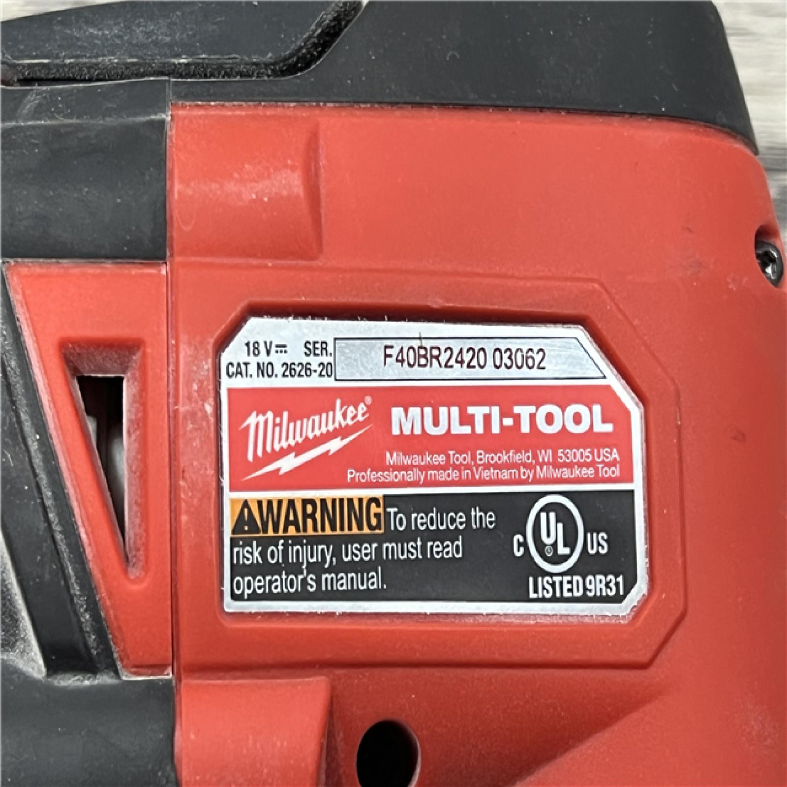 AS-IS Milwaukee 2626-20 M18 Lithium-Ion Cordless Multi-Tool (Tool Only)