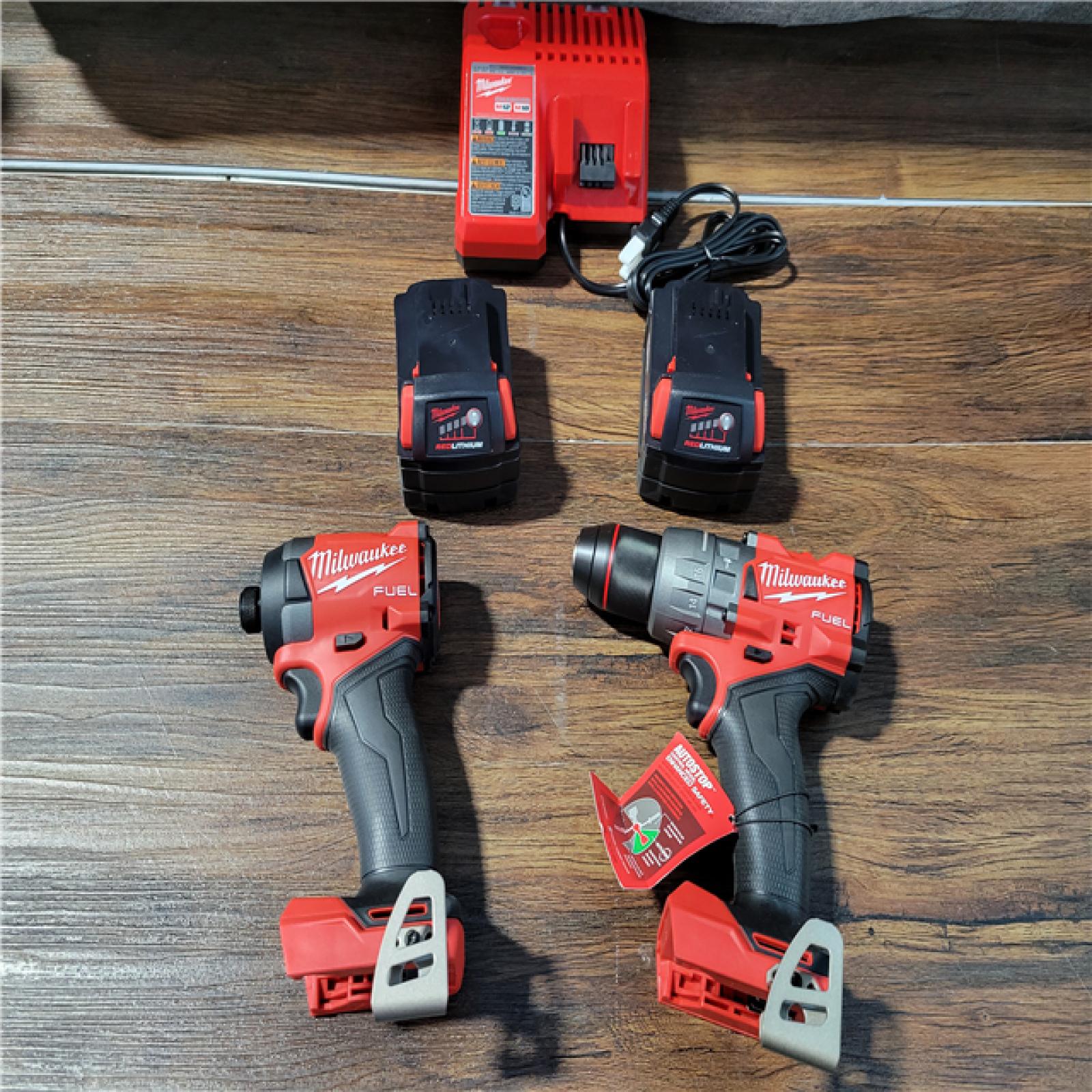 CALIFORNIA NEW MILWAUKEE M18 FUEL 2-TOOL COMBO KIT (2 BATTERIES AND CHARGER INCLUDED)