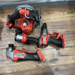 AS-IS Milwaukee  M18 FUEL 5-TOOL COMBO KIT ( NO BATTERYS, NO IMPACT DRIVER )