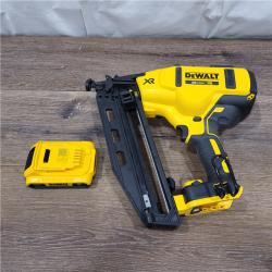 AS-IS DeWalt DCN660D1 20V 16 Gauge Cordless Angled Finish Nailer Kit W/ 2Ah Battery