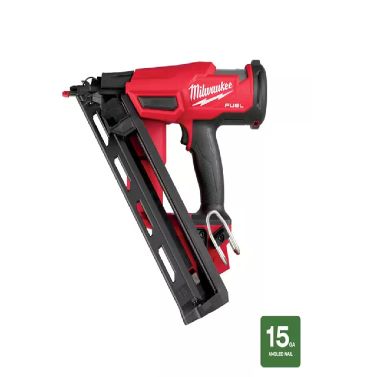 NEW! - Milwaukee M18 FUEL 18-Volt Lithium-Ion Brushless Cordless Gen II 15-Gauge Angled Finish Nailer (Tool-Only)