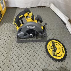 Houston location AS-IS DeWALT Flexvolt Max 7-1/4  60V Brushless Circular Saw DCS578B (Bare Tool)