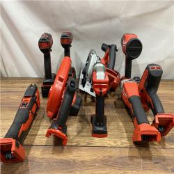 AS -IS M18 18-Volt Lithium-Ion Cordless Combo Kit (9-Tool) with (2) Batteries, Charger, and Tool Bag