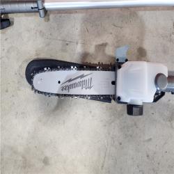 HOUSTON LOCATION - AS-IS M18 FUEL 10 in. 18V Lithium-Ion Brushless Cordless Pole Saw with Attachment Capability (Tool-Only)