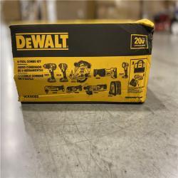 DALLAS LOCATION - NEW! DEWALT 20V MAX Cordless 9 Tool Combo Kit with (2) 20V 2.0Ah Batteries and Charger