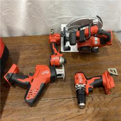 AS-ISM18 18-Volt Lithium-Ion Brushless Cordless Combo Kit (4-Tool) with 2-Batteries, 1-Charger and Tool Bag