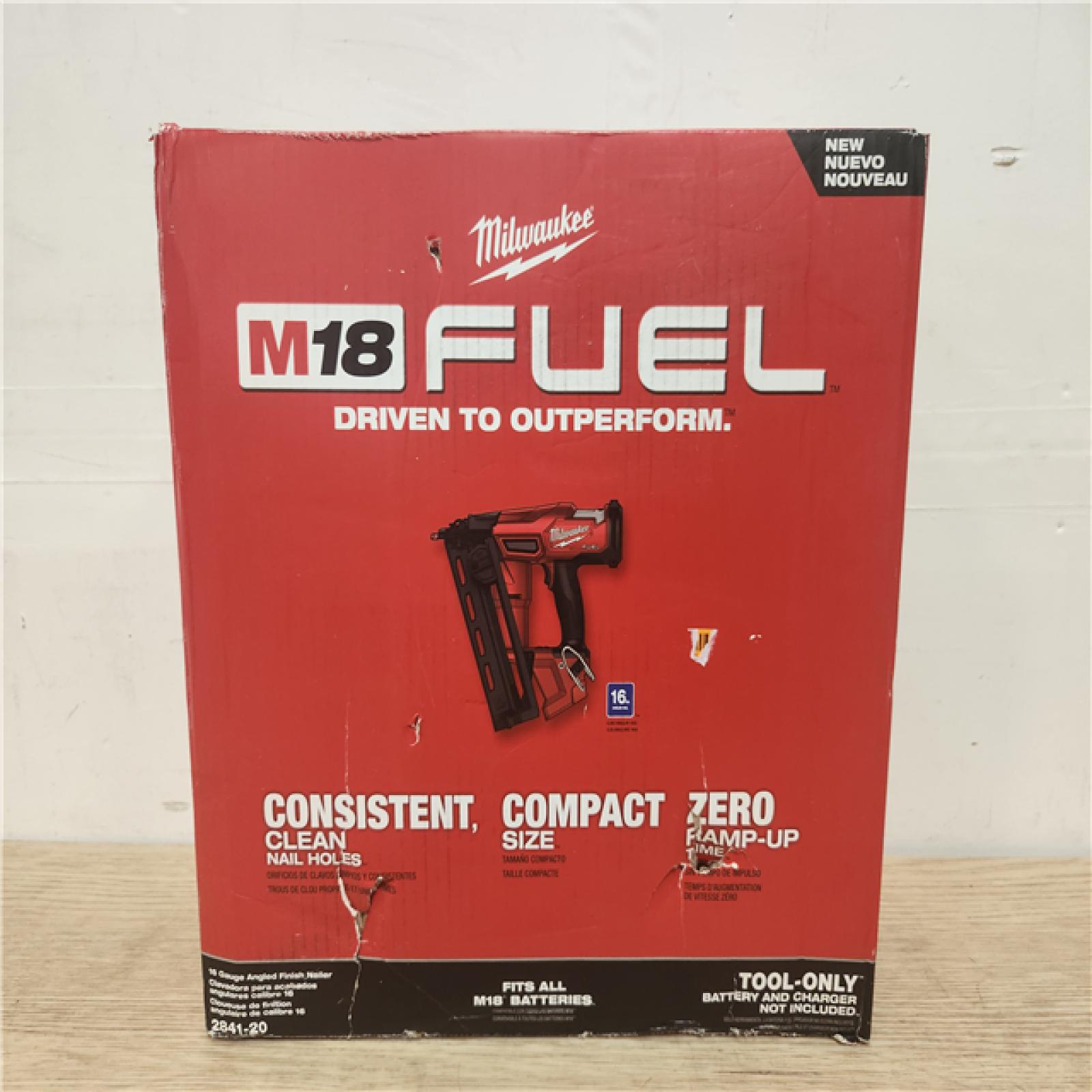 Phoenix Location Milwaukee M18 FUEL 18-Volt Lithium-Ion Brushless Cordless Gen II 16-Gauge Angled Finish Nailer (Tool-Only)